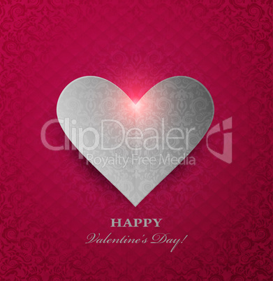 Valentine's day Background With Heart