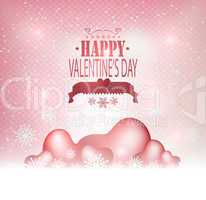 Valentine's Day Background With Heart