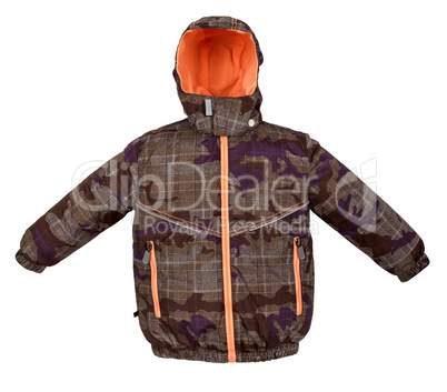 Warm jacket isolated