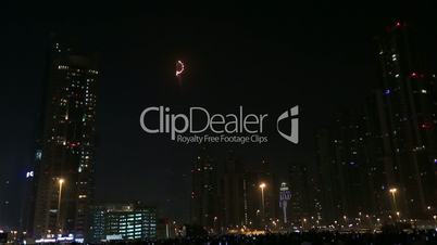 new year fireworks show at Burj khalifa in Dubai