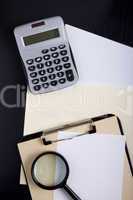Calculator with office documents