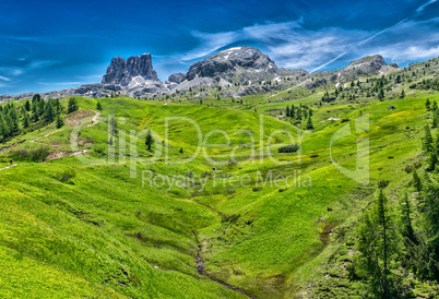 Stunning peaks of Dolomites, Italy