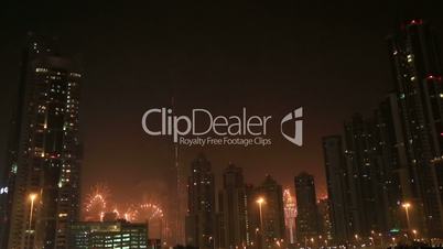 Burj Khalifa New Year 2015 fireworks display
