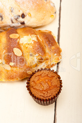 sweet bread cake selection