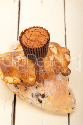 sweet bread cake selection