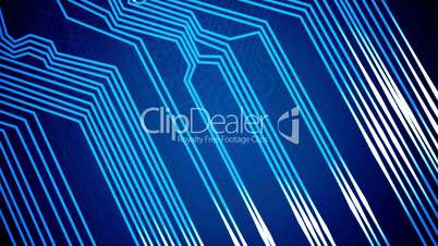 Abstract animation of circuit board.
