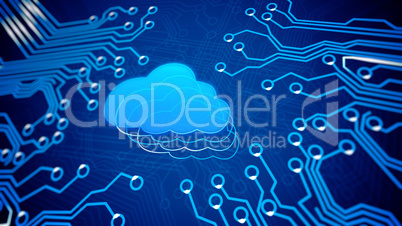 Circuit board with Cloud.