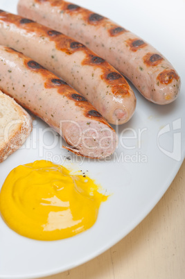 traditional German wurstel sausages