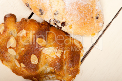 sweet bread cake selection