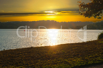 Sonnenuntergang am See