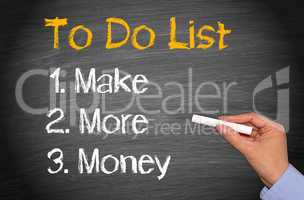 To Do List - Make More Money