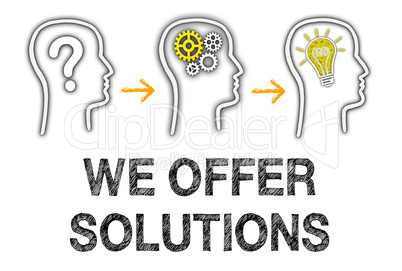 We offer Solutions