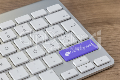 Online Support on modern Keyboard