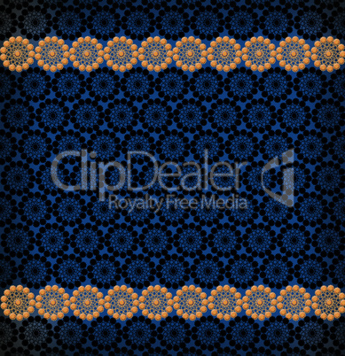 pattern from laces on the dark blue