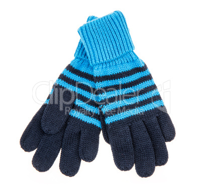 knitted woolen baby gloves