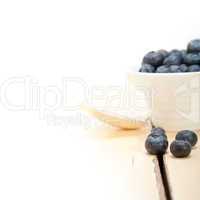 fresh blueberry bowl