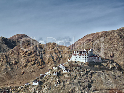 Lekir Buddhist monastery in the Himalayas, northern India