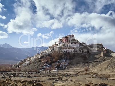 Buddhist monastery Tiksi India Himalayas Ladakh