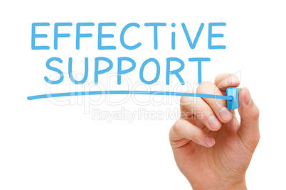 Effective Support Blue Marker