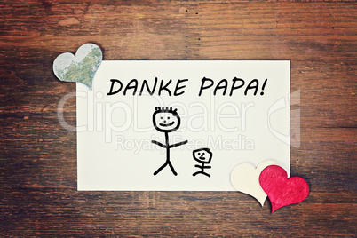 lovely greeting card - happy fathers day