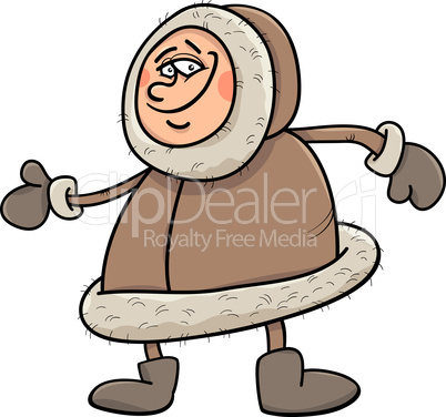 eskimo cartoon illustration