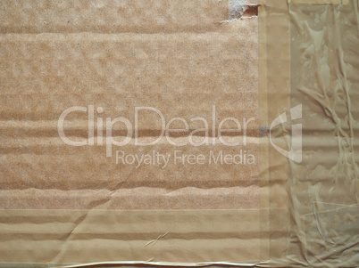 Brown corrugated cardboard background