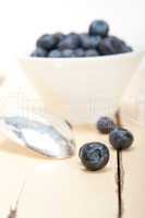fresh blueberry bowl