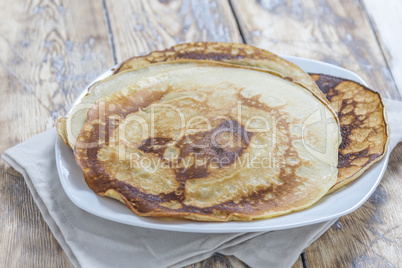 Plate with Pancakes