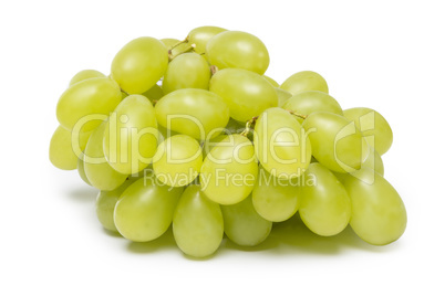 grapes on white