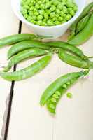 hearthy fresh green peas