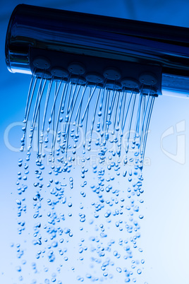 Shower Head with Running Water