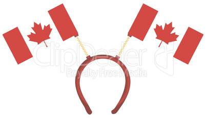 Witty headdress flags Canada
