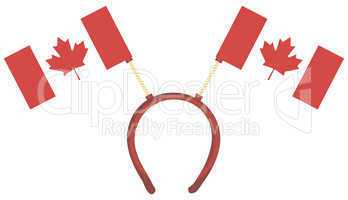 Witty headdress flags Canada