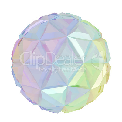 Colorful abstract sphere
