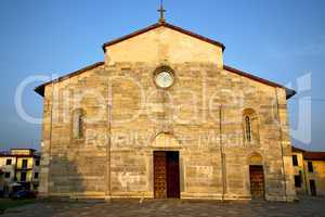 italy  lombardy     in  the brebbia old   church  closed brick