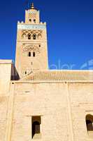 maroc minaret  the blue