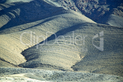 valley hill   in   africa morocco