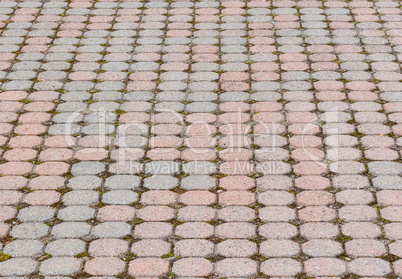Octagonal paving stone pattern