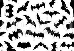 Seamless bats background