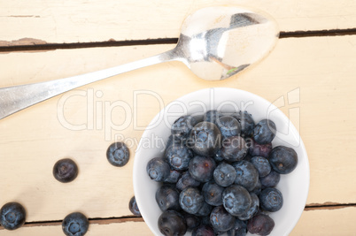 fresh blueberry bowl