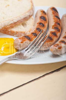 traditional German wurstel sausages