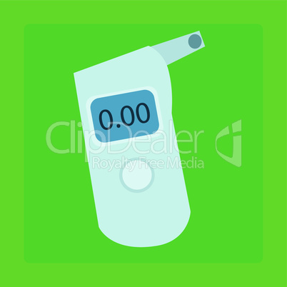 Breathalyzer medical device for measuring the alcohol level
