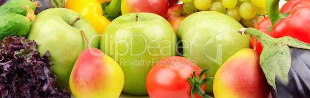 fruits and vegetables background