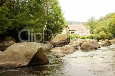 River with rocks