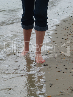 Spaziergang am Strand