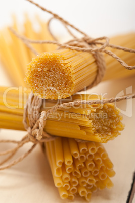 bunch of Italian pasta type