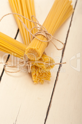 bunch of Italian pasta type