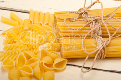 bunch of Italian pasta type