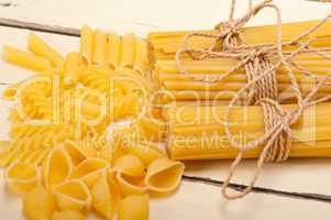 bunch of Italian pasta type