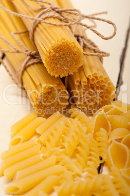 bunch of Italian pasta type